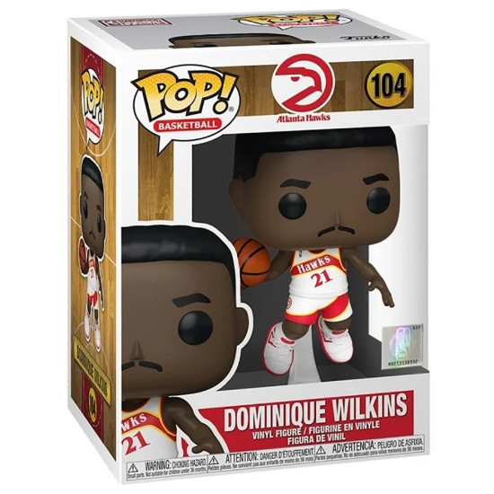 Funko Pop! Vinyl NBA: Legends- Dominique Wilkins (Hawks Home) Funko Pop! Vinyl NBA: Legends- Dominique Wilkins (Hawks Home)